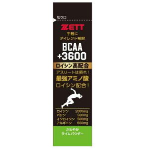 【100本セット販売】ZETT(ゼット) 野球 ソフトボール スポーツ食品 プロテイン サプリメント BCAA+3600 アミノ酸スティック 〈100本セット〉 【さわやかライムパウダー】 ZBCAA1 21FW {SK}