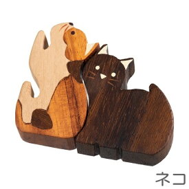 【在庫限りの大特価※←】WOOD REST　木製のはしおき　pittari（ピッタリ）　ネコ　箸置き サンライフ