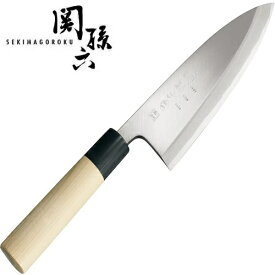 関孫六　金寿本鋼　出刃165　出刃包丁（和包丁　片刃）　貝印　AK5217