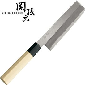 関孫六　金寿本鋼　薄刃165　薄刃包丁（和包丁　片刃）　貝印　AK5222