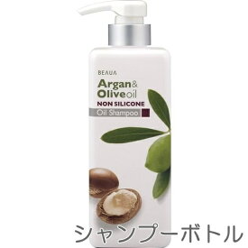 BEAUA（ビューア）　Argan＆Olive（アルガン＆オリーブオイル）　シャンプー　ボトル　550ml　熊野油脂