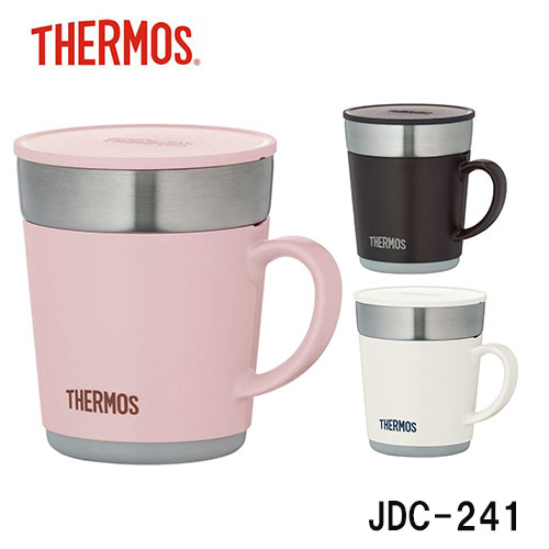 Thermos JDC-241 LP heat insulation mug 240ml light pink w/Tracking 