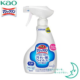 バスマジックリン　泡立ちスプレー　除菌・抗菌　アルコール成分プラス　本体　380ml　浴室用洗剤　KAO（花王）