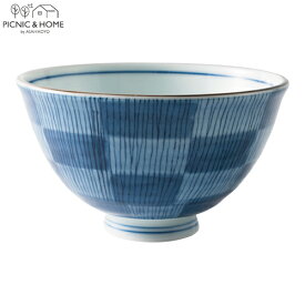 茶碗　あおい型　糸筋市松　大平　陶磁器　アサヒ興洋