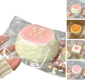 水感スクイーズ ストレス解消 ケーキスクイーズ おもちゃ スクイーズケーキおもちゃ ぷにぷに柔らか バター アイスクリーム デザイン 水感・伸縮性 高弾力 ストレス解消 低反発ソフト握り心地 伸縮自在 子供 感覚トレーニング パーティー 記念品 プレゼント