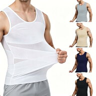 【お買い物マラソン10％OFFクーポン+P5倍】加圧シャツ メンズ 加圧インナー 乳首隠し お腹引き締め 強圧 …