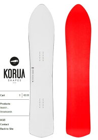 KORUA スノーボード　スノーボード板 Cafe Racer　156　カービングボードソフトブーツ用カービングボード フルキャンバー形状コルアシェイプス　コルア　KORUA　SHAPES　カフェレーサー