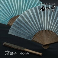 扇子 メンズ ＜脇漆黒谷和紙扇子セット＞ 袋ケース付き 京扇子 日本製 男性用 父の日 お中元 名入れ プレ…