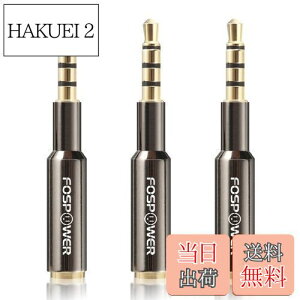 yzFosPower XeI I[fBI wbhz ڑ~jvO/ϊA_v^[ W3.5mm (IX-X)yX݌v | 4TRRS | 24K bL[qz (3pbN)