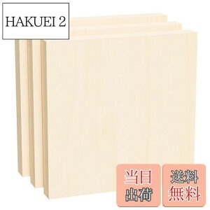 【送料無料】HANSILK ウッドキャンバスボード 木製パネル 張りキャンバス キャンバス シナベニヤパネル 正方形木製パネル S20 200x198mm 画材 木製フレーム 画板 油絵 絵画用 3枚セット