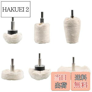 【送料無料】STEBRUAM ドリル 六角軸研磨布バフ 電動ドライバー バフ ドリル用バフ 6個セット 研磨ヘッド きのこ/円錐/円筒/台形 研磨バフ セット 研磨剤 ポリッシャー バフ 洗車用 鏡面 垢取り