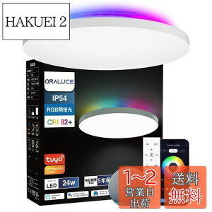yzORALUCE LEDV[OCg ~6 AlexaF RGBԐڌ iKEF 24W 2800lm 2.4GHz Rt Ɩ V t 铔 [@\ PSEFؓdC Bluetooth&Wi-FiΉ 戵