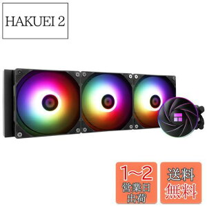 yzTHERMALRIGHT AQUA ELITE 360 BLACK ARGB CPUtN[[ACPUpTCY360A120mm PWMt@AS-FDBxAOAAMD/AM4/AM5AINTEL LGA1150/1151/1155/1156/1200/2011/ 1700ΉARGBI[CN[