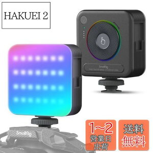 yzSmallRig RGBBeCg Vibe P108 LEDrfICg 2700K-6500K F ÖiK 359FRGB[h 2000mAh R[hV[Ή IJrfICg iphone/Gopro/Osmo Pocket/Samsung/Nikon/Canon/