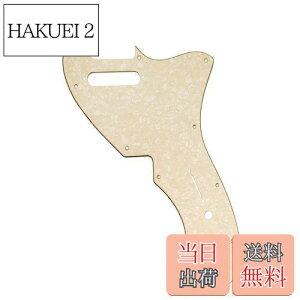 【送料無料】Musiclily Pro 11穴 テレキャスターピックガードFender American 1969 Tele Thinlineエレキギター用、エイジドホワイトパール4P