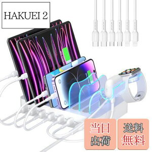 yzUSB[dXe[V 50W/10A 6|[g [dX^h Ƀ}`foCX[d 6{̃P[u܂܂Ă܂ iPhone/iPad/iPod/Android ^ubg X}[gtHɑΉ tI-Wa