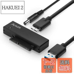 yzAlxum SATA USB ϊ USB3.0 SATA ϊA_v^[ 2.5/3.5C`HDD/SSD SATAI/II/III whCuɑΉ 12V 2AdA_v^t ő5Gbps ] UASPΉ ő18TB