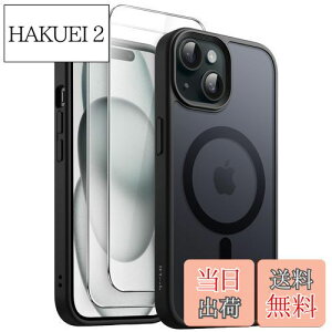 yzJETech 3 in 1 iPhone 15 6.1 C`p }Olbg P[X 2KXtBt MagSafeΉ }bgobN ϏՌX}zJo[ (ubN)