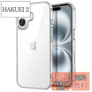 yzJETech iPhone 16 6.1C`p P[X ΂݂Ȃ Ռz op[Jo[ h~ NAobN (NA)