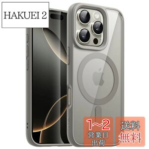 yzJETech iPhone 16 Pro 6.3C`p }Olbg P[X MagSafeɑΉ Ռz op[Jo[ \bhJ[}bgTPUt[ h~ NAobN (i``^jE)