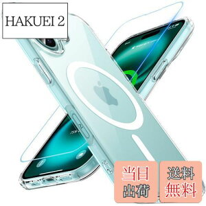 【送料無料】iPhone 16 ケース アイフォン16カバー BESINPO【ガラスフィルム付き・MagSafe対応】クリア iphone16カバー 黄ばみなし ストラップホール 米軍MIL規格 耐衝撃 耐久性 マグネット搭載 マグ