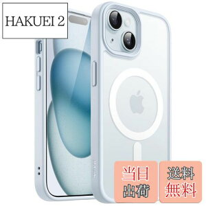 yzJETech iPhone 15 6.1C`p }Olbg P[X MagSafeɑΉ ̃}bgw ^ ϏՌ Jo[ (u[)