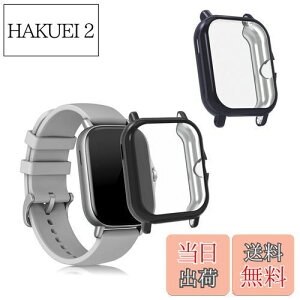 yzkwmobile 2x P[X Huami Amazfit GTS 3 / GTS 2 / GTS 2eΉ Jo[ - tJo[ VR ϏՌ S̕ی F/O[