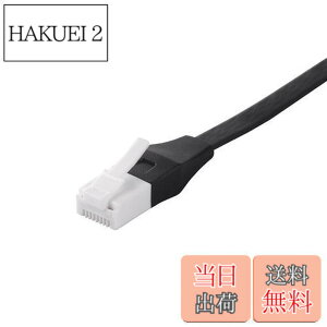�y���������z�o�b�t�@���[ BUFFALO �c���̐܂�Ȃ�LAN�P�[�u�� ���f���p �J�e�S��6a �X�g���[�g �t���b�g�^�C�v �u���b�N BSLS6AFU20BK