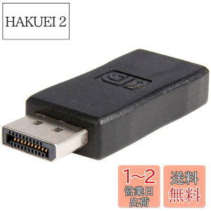 yzStarTech.com DisplayPort - HDMI ϊA_v^/DP 1.2 - HDMI rfIϊ/1080p/VESA DisplayPortKiF/fBXvC|[g - HDMI fRo[^/DP - HDMI pbVuA_v^ DP2HDMIADAP