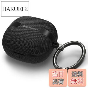 �y���������zSpigen Galaxy Buds2 Pro �P�[�X Galaxy Buds 2 / Pro/live �Ή� �P�[�X �t�@�u���b�N ���C�����X�[�d �Ή� �J���r�i �����O �t�� �Ռ� �z�� �y�� �L�Y�h�~ �ϏՌ� �A�[�o���E�t�B�b�g ASD01278 (