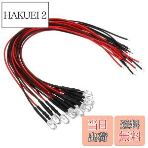 yzPATIKIL 3V - 6V 5mm LED_CI[h 12 zς ~jLEDCg d v RC DIY CWP[^[Ɩp bh