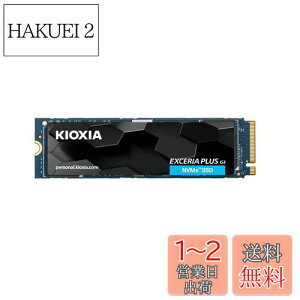 yzLINVA KIOXIA  SSD 2TB NVMe M.2 Type 2280 PCIe Gen 4.0×4 (őǍ: 5,000MB/s) YBiCS FLASH TLC K㗝X EXCERIA PLUS G3 SSD-CK2.0N4PLG3NyK㗝Xۏؕiz