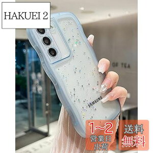 【送料無料】QLTYPRI Galaxy S21 ケース クリア TPU カバー ウェーブ おしゃれ 韓国 可愛い ウェーブ グリッター 透明 薄型 軽量 耐衝撃 滑り止め (SC-51B / SCG09) スマホケース ワイヤレス充電対応 ス