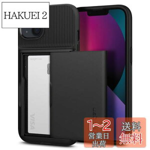 yzSpigen iPhone 13 P[X J[h [P[X 2d\ ϏՌ ČRMILKi擾 h~ IC J[h |Pbg pXP[X XEA[}[ CS ACS03536 (ubN)