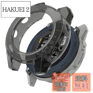 【送料無料】Miimall 【ソフトケース】 Garmin Descent G1 適用 ケース ガーミン Descent G1 保護カバー 超軽量TPU材質 半透明 側面保護 衝撃吸収 傷防止 GARMIN Descent (ディセント) G1 ケース (ブラック