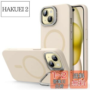 yzESR iPhone 15 P[X X^ht MagSafe VRP[X ~^[O[h̕ی JBX^h iPhone 15p}OlbgX}zP[X CG[ Cloud Series