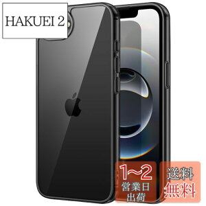 yzJETech iPhone 16e 6.1C`2025p P[X ΂݂Ȃ Ռz op[Jo[ h~ NAobN (ubN)