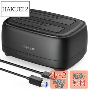 yzORICO HDDX^h 2䓋 HDD Rs[ ItCN[@\t 2.5^&3.5^Ή 2x20TB Ή hdd ssd  Hsv USB 3.0 to SATA T|[gUASP DD28U3-C