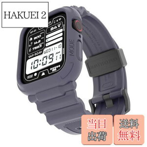 �y���������zelkson �A�b�v���E�H�b�` �o���h Apple Watch 45mm 44mm �o���p�[�P�[�X�t�� ���ȃ����Y�o���h Apple Watch SE iWatch Series 9 8 7 6 5 4�p, Quattro Pro Series �X�|�[�c�~���^���[�ی�P�[�X �v���e