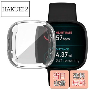 yzFitbit Versa 3 P[X Fitbit Sense \tgP[XyELMKzSʕی ϏՌ ߗ _炩 EȒP TPU EIb` یP[X ^ Jo[ tBbgrbg Versa3 / Sense op[ Ή