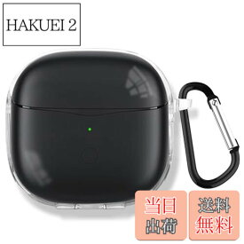 【送料無料】TOORQR For SOUNDPEATS Air3 Deluxe HS/SOUNDPEATS Air3 Deluxe ケース カバー SOUNDPEATS Air3 Deluxe TPU素材 ケース 保護カバー 防水 防塵 落下防止 キズ防止 全面保護 軽量 カラビナ付き(クリア)