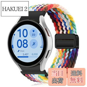 �y���������z[KeeFos] �o���h Samsung(�T���X��) Galaxy Watch FE 40mm/Galaxy Watch 7/6/5/4(40mm 44mm) �Ή� �����o���h �i�C�����f�� ���C�o�b�N�� �}�O�l�b�g���o�b�N�� �ւ��x���g �݊��� �L�k�� �T�C�Y���� 