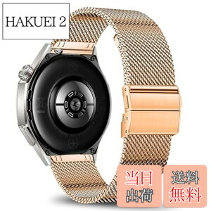 �y���������z[KeeFos] 22mm �o���h Huawei(�t�@�[�E�F�C) Watch GT6 Pro 46mm/GT6 46mm/GT5 Pro/GT5/GT4/GT3(46 mm) �Ή� �����o���h ���� �ւ��x���g �X�e�����X�� �X�g���b�v �j�����p �����x���g Huawei(�t�@�[�E�F