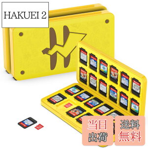 �y���������zGeeRic 24�� �Q�[���J�[�h ���[�{�b�N�X �X�C�b�` �Ή� �\�t�g�P�[�X 24��Micro SD �������[�J�[�h ���[�� Switch/Switch Lite/Switch OLED ���f���Ή� �R���p�N�g ���^ �y�� �h�o �����^ ����