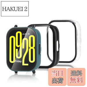�y���������zaceyoon �V���I�~(Xiaomi) Redmi Watch 5 Active �p �ی�P�[�X 3�p�b�N 2 in 1 �t���v���e�N�V�����n�[�hPC�P�[�X HD�����X�N���[���v���e�N�^�[ �����x�ی�P�[�X�t�� �L�Y �Ռ� ��U�h�~