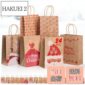 �y���������zGeeRic 24���Z�b�g�N���X�}�X �M�t�g�o�b�O ���b�s���O�� �N���X�}�X���� �M�t�g �� ��񂰑� �V���b�s���O �p�[�e�B�[ �N���X�}�X�p � 21x15x8cm �F�F�p�^�[1