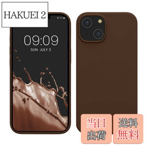 �y���������zkwmobile �X�}�z�P�[�X Apple iPhone 13�Ή� �P�[�X - �ɔ� TPU �V���R�� �}�C�N���t�@�C�o�[ �A���e�B�[�N�s���N �F�F�`���R���[�g�A�T�C�Y�FiPhone 14