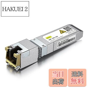 �y���������z10Gtek 10GBase-T SFP+���W���[��, 10G-T, 10G�J�b�p�[, RJ-45 SFP+ CAT.6a, �ő�30m, ���g�����V�[�o �F�Fx1�A�T�C�Y�F1����