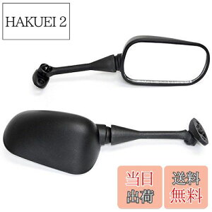 【送料無料】Szmsmy バイク スクエア カウル ミラー 左右 セット 汎用 CBR600RR CBR1000RR(ブラック CBR VRT)