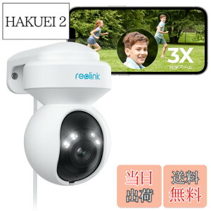 �y���������zReolink �h�ƃJ���� ���O 3�{���w�Y�[�� WiFi 2.4/5GHz�Ή� 500����f �����ǔ� �l/�ԗ�/�������m PTZ 360°�S���� �J���[�Î� ���C�����X �Ď��J���� �����Њd �^�C�����v�X �Z���T�[���C